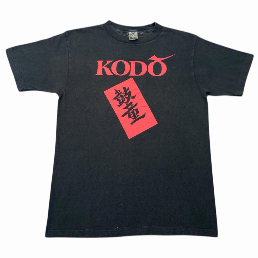 VTG 1980`s Kodo One Earth Tour Shirt Japan Single Stitch Anvil Large 19” X 26.6”